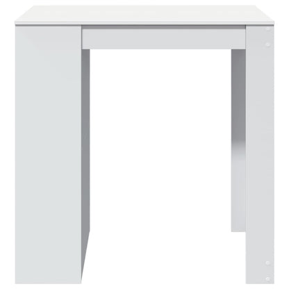 Bartafel 102x70x103,5 cm bewerkt hout wit