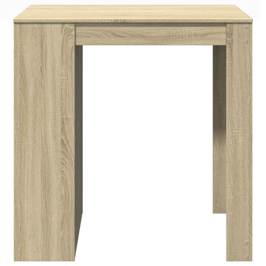 Bartafel 102x70x103,5 cm bewerkt hout sonoma eikenkleurig