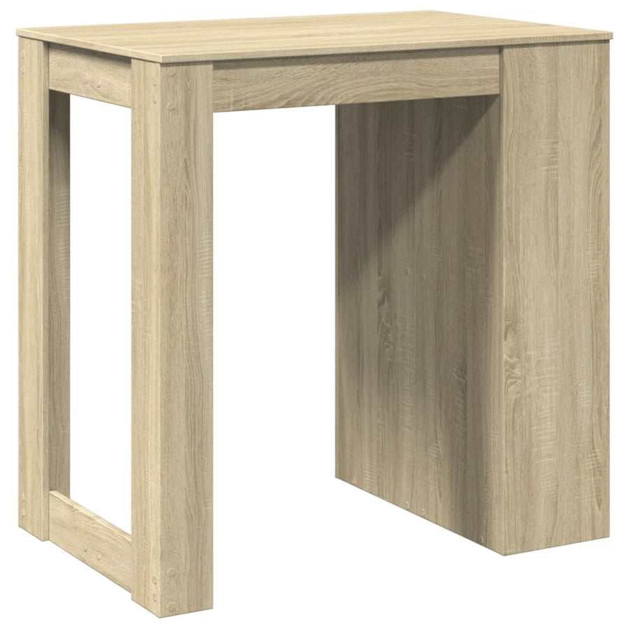 Bartafel 102x70x103,5 cm bewerkt hout sonoma eikenkleurig