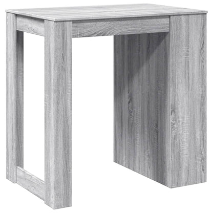 Bartafel 102x70x103,5 cm bewerkt hout grijs sonoma eikenkleur
