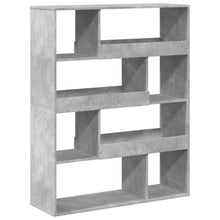 Boekenkast 100x33x125,5 cm bewerkt hout betongrijs