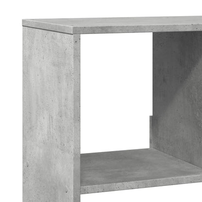 Boekenkast 100x33x125,5 cm bewerkt hout betongrijs