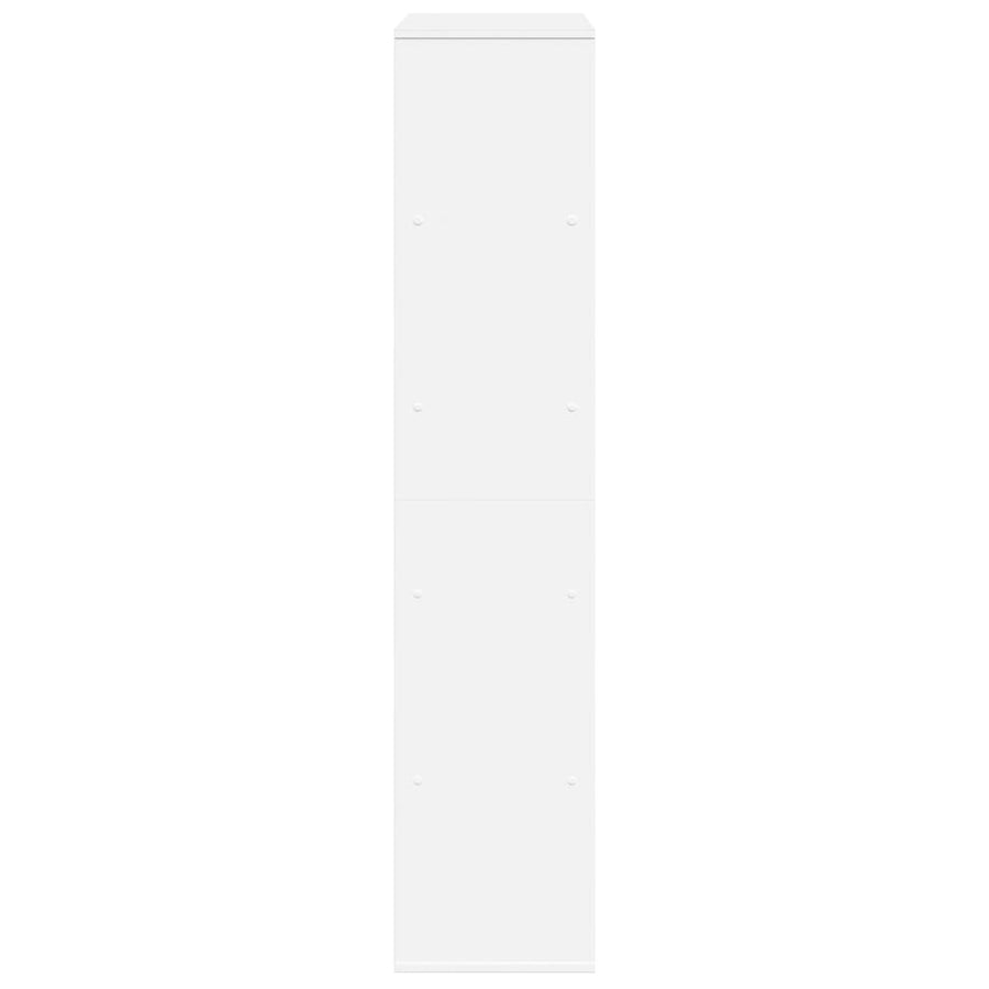 Boekenkast 100x33x156,5 cm bewerkt hout wit