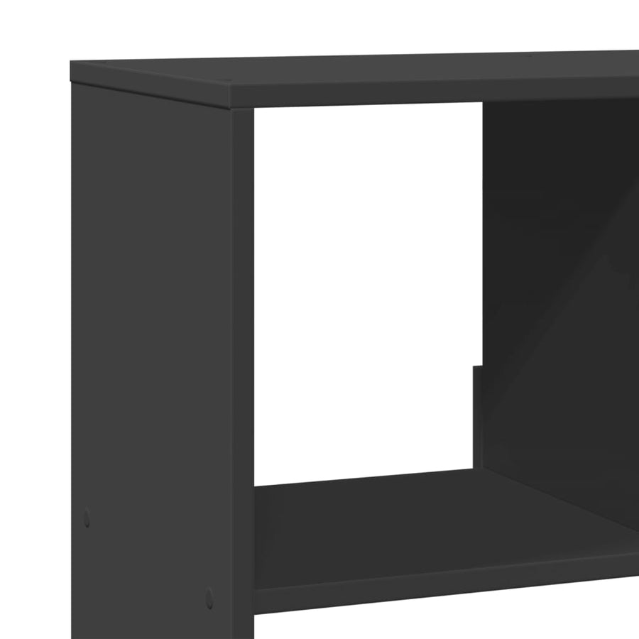 Boekenkast 100x33x156,5 cm bewerkt hout zwart