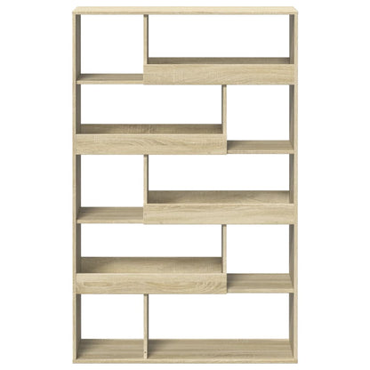 Boekenkast 100x33x156,5 cm bewerkt hout sonoma eikenkleurig