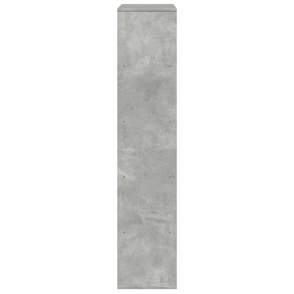 Boekenkast 100x33x156,5 cm bewerkt hout betongrijs