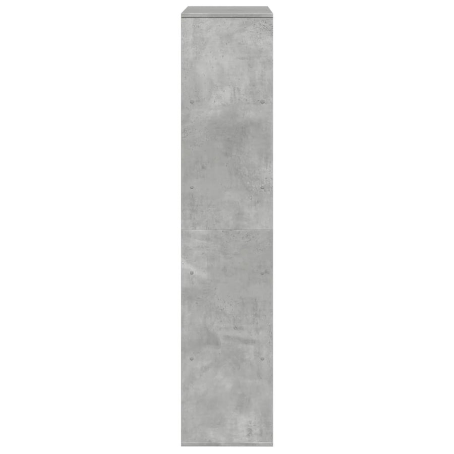 Boekenkast 100x33x156,5 cm bewerkt hout betongrijs
