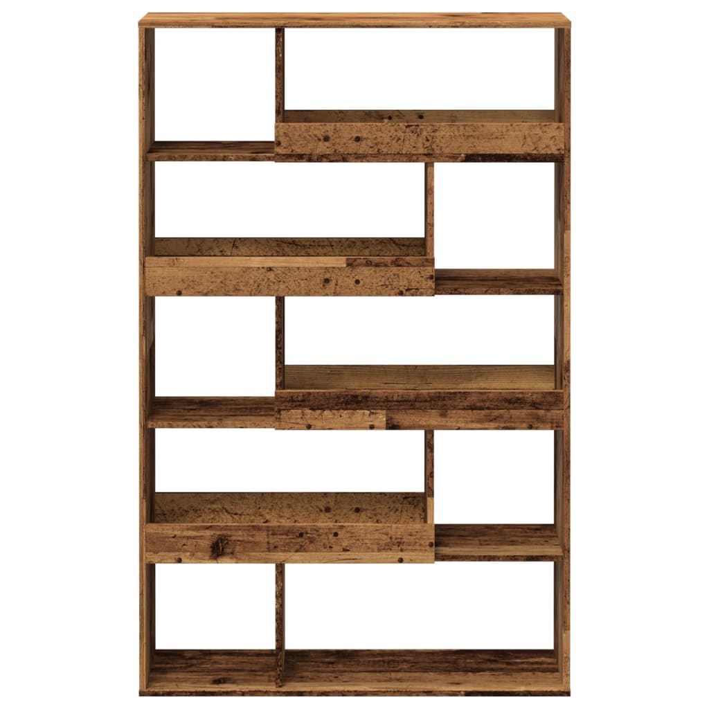 Boekenkast 100X33X156,5 Cm Bewerkt Hout Kleurig 156.5 cm