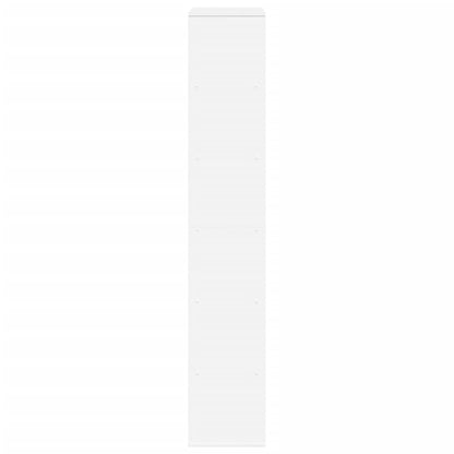 Boekenkast 100X33X187,5 Cm Bewerkt Hout Wit