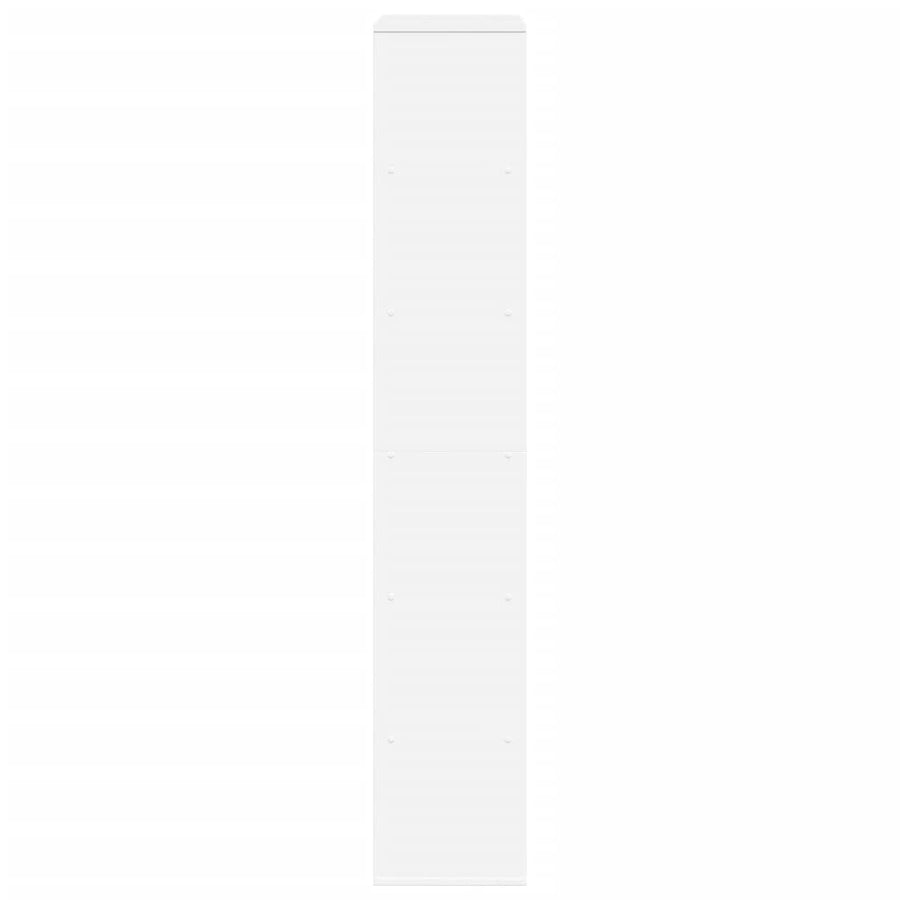 Boekenkast 100X33X187,5 Cm Bewerkt Hout Wit