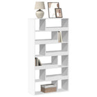 Bookcase 100X33X187.5 cm Engineered Wood White