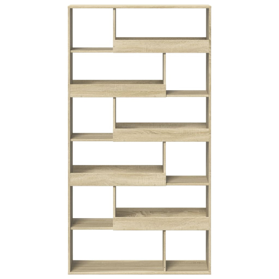 Boekenkast 100X33X187,5 Cm Bewerkt Hout Kleurig 187.5 cm