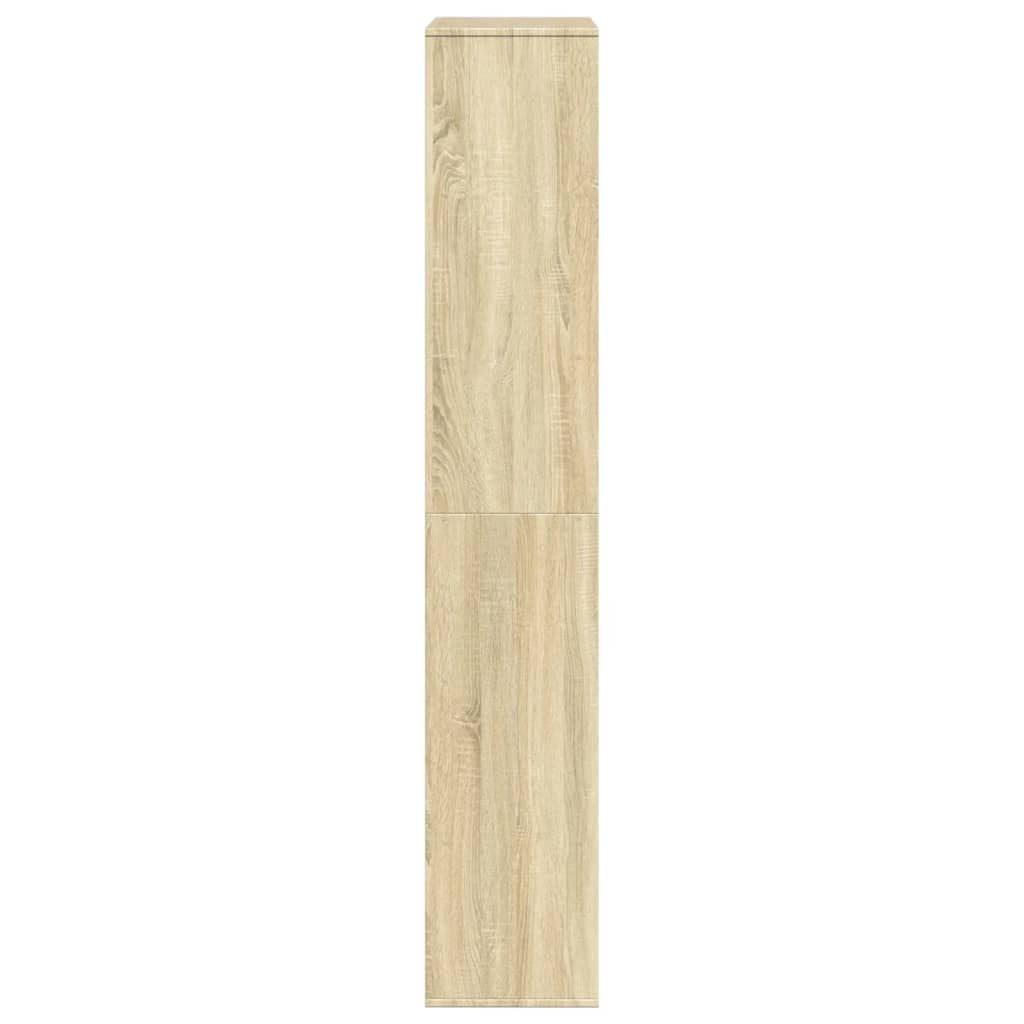 Boekenkast 100X33X187,5 Cm Bewerkt Hout Kleurig 187.5 cm