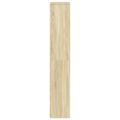 Boekenkast 100X33X187,5 Cm Bewerkt Hout Kleurig 187.5 cm