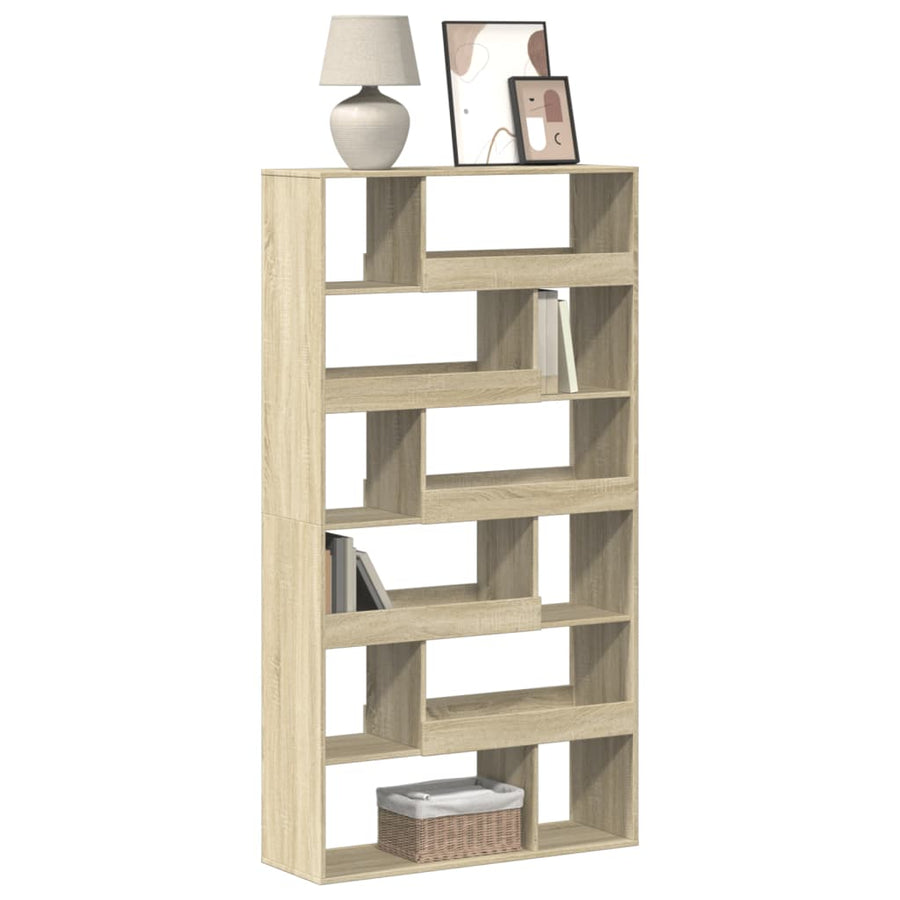 Boekenkast 100X33X187,5 Cm Bewerkt Hout Kleurig 187.5 cm