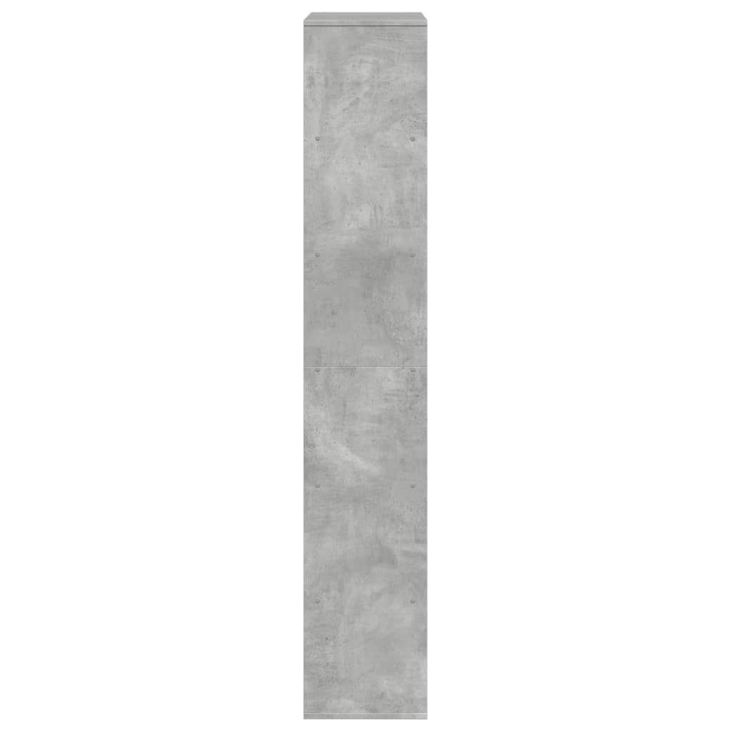 Boekenkast 100x33x187,5 cm bewerkt hout betongrijs