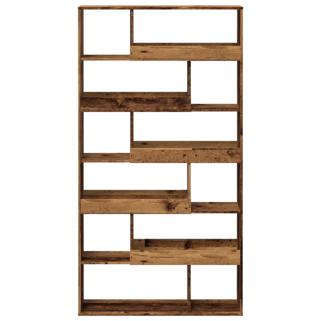 Boekenkast 100X33X187,5 Cm Bewerkt Hout Kleurig 187.5 cm