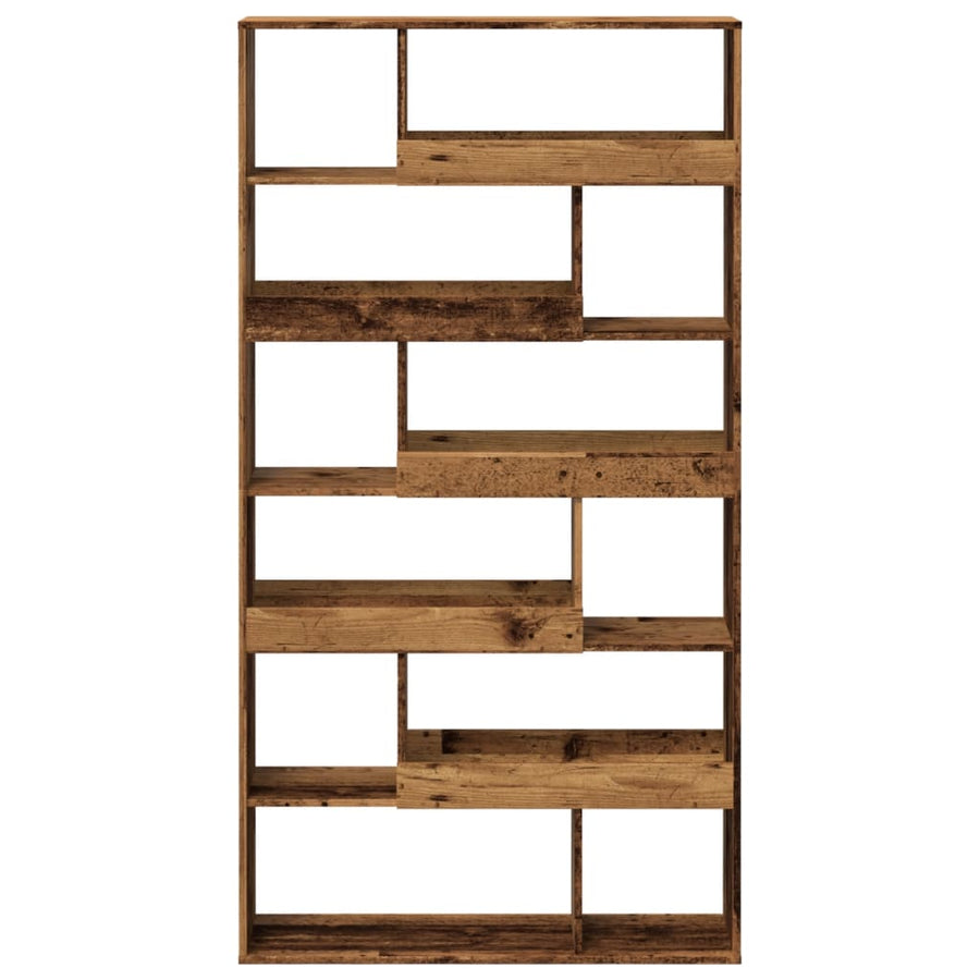 Boekenkast 100X33X187,5 Cm Bewerkt Hout Kleurig 187.5 cm
