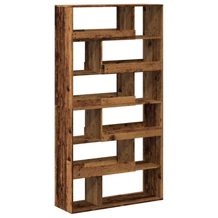 Boekenkast 100X33X187,5 Cm Bewerkt Hout Kleurig 187.5 cm