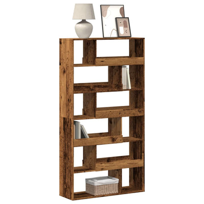 Boekenkast 100X33X187,5 Cm Bewerkt Hout Kleurig 187.5 cm