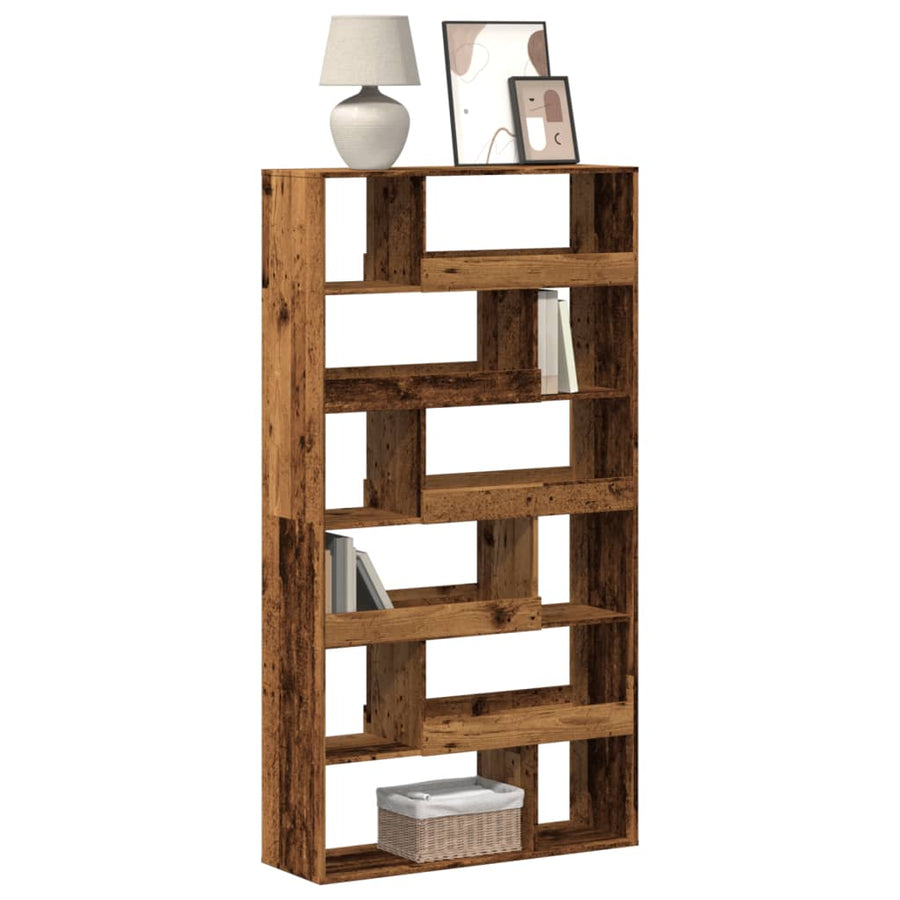 Boekenkast 100X33X187,5 Cm Bewerkt Hout Kleurig 187.5 cm