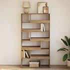 Boekenkast 100x33x187,5 cm bewerkt hout bruin