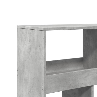 Boekenkast 100x33x125,5 cm bewerkt hout betongrijs