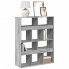 Boekenkast 100x33x125,5 cm grijs sonoma eiken