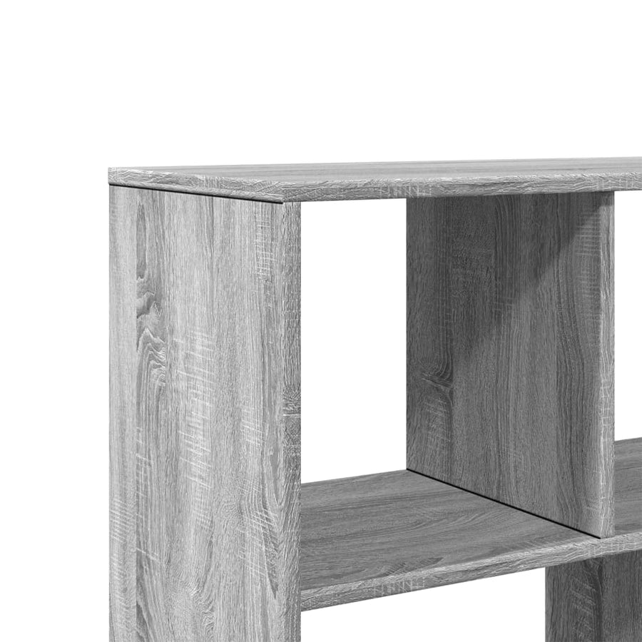 Boekenkast 100x33x156,5 cm bewerkt hout grijs sonoma eikenkleur