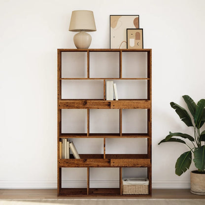 Boekenkast 100X33X156,5 Cm Bewerkt Hout Kleurig 156.5 cm