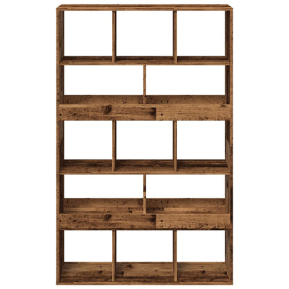 Boekenkast 100X33X156,5 Cm Bewerkt Hout Kleurig 156.5 cm