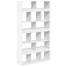 Boekenkast 100x33x187,5 cm bewerkt hout wit