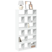 Boekenkast 100x33x187,5 cm bewerkt hout wit