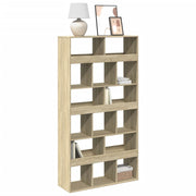 Boekenkast 100x33x187,5 cm bewerkt hout sonoma eiken
