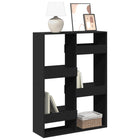 Bookcase 100x33x135 cm engineered wood black