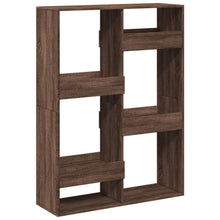 Boekenkast 100x33x135 cm bewerkt hout bruin eikenkleurig