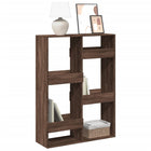 Bookcase 100x33x135 cm engineered wood brown oak look