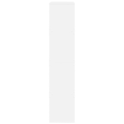 Boekenkast 100x33x155,5 cm bewerkt hout wit