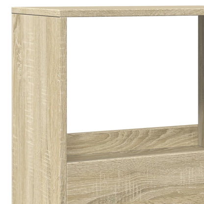 Boekenkast 100x33x155,5 cm bewerkt hout sonoma eikenkleurig