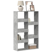 Boekenkast 100x33x155,5 cm bewerkt hout betongrijs