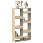 Bookcase 100x33x175 cm engineered wood Sonoma oak-colored