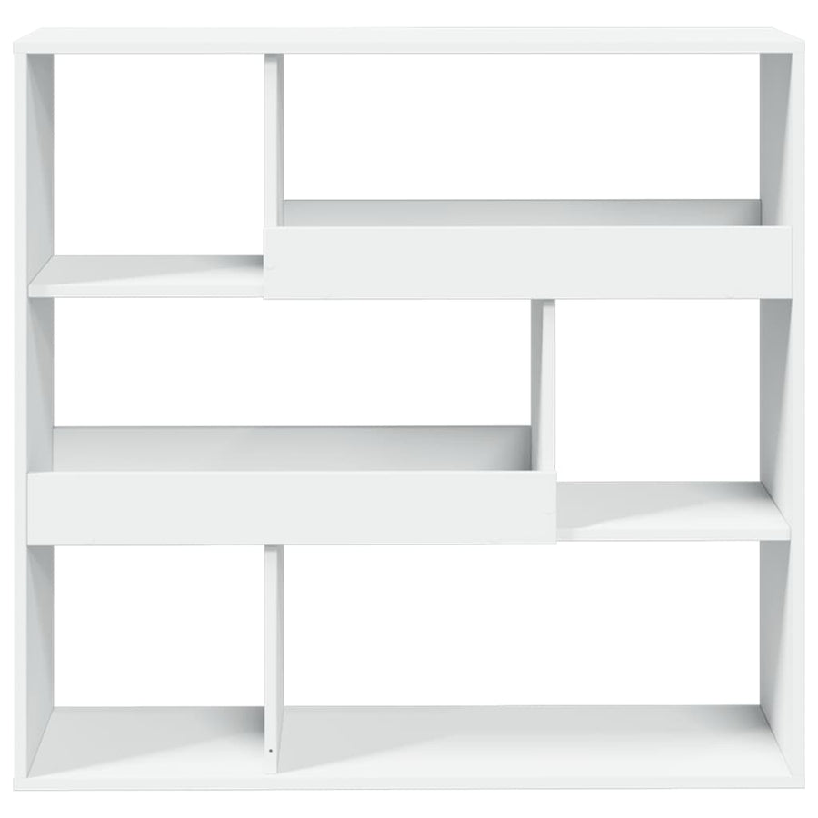 Boekenkast 100x33x94,5 cm bewerkt hout wit