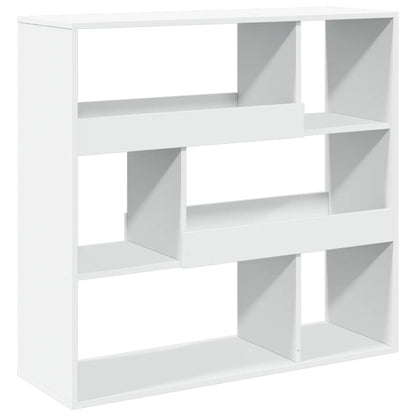Boekenkast 100x33x94,5 cm bewerkt hout wit