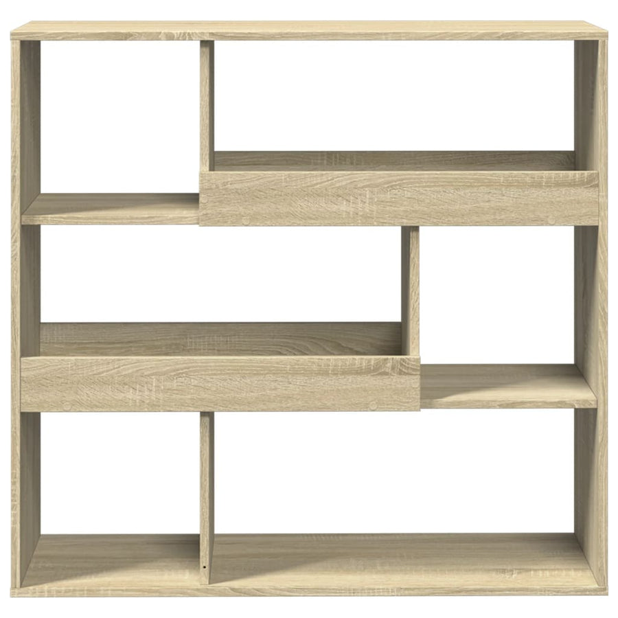 Boekenkast 100x33x94,5 cm bewerkt hout sonoma eikenkleurig