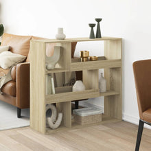 Boekenkast 100x33x94,5 cm bewerkt hout sonoma eikenkleurig