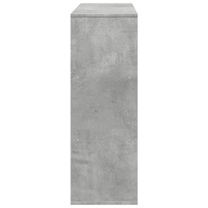 Boekenkast 100x33x94,5 cm bewerkt hout betongrijs
