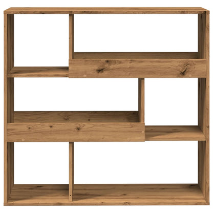 Kamerscherm 100X33X94,5 Cm Bewerkt Hout Artisanaal Eikenkleur 94.5 cm artisian oak