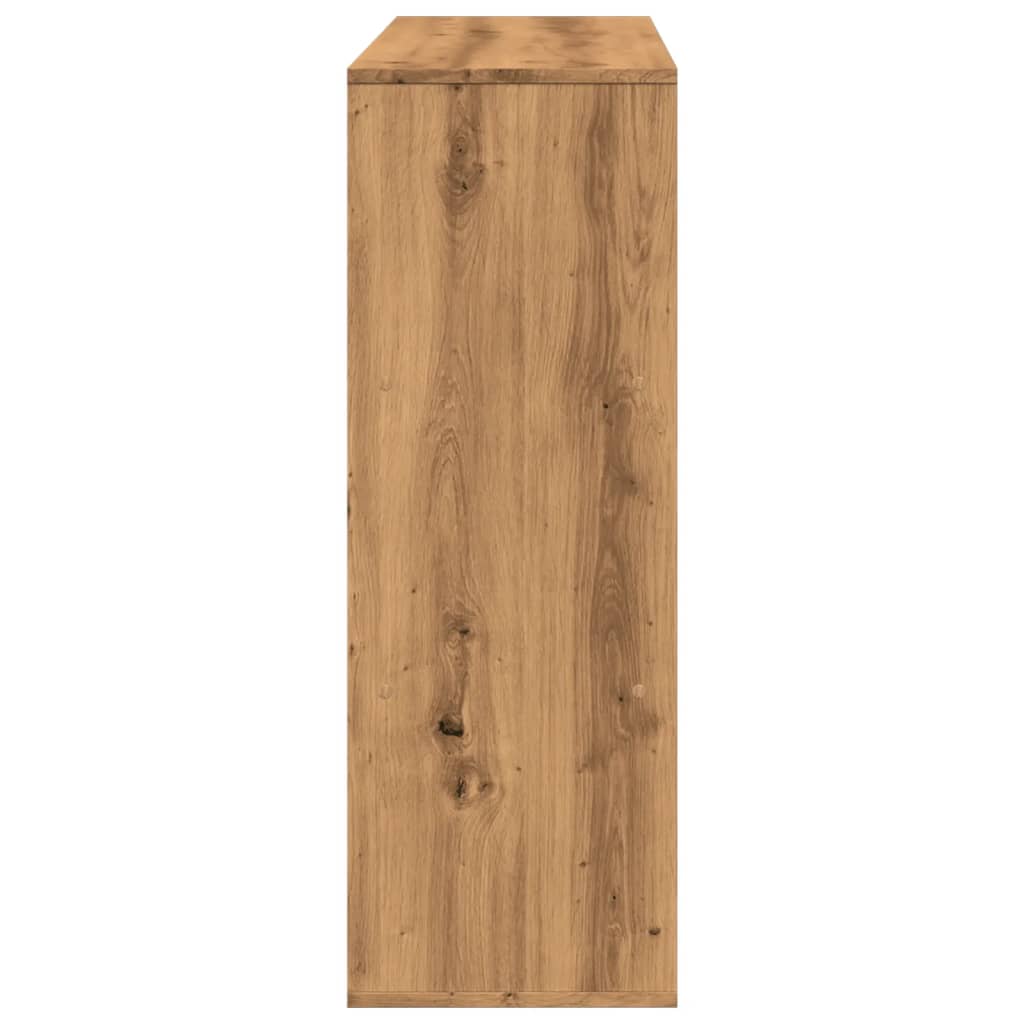 Kamerscherm 100X33X94,5 Cm Bewerkt Hout Artisanaal Eikenkleur 94.5 cm artisian oak