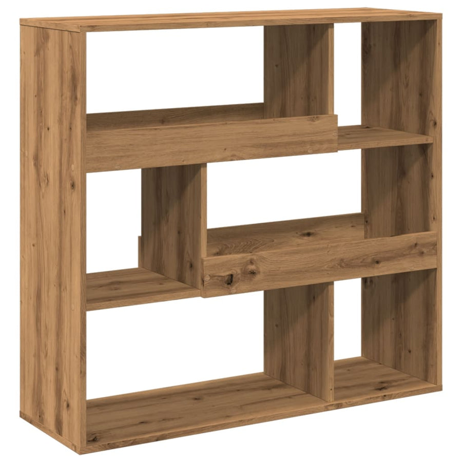 Kamerscherm 100X33X94,5 Cm Bewerkt Hout Artisanaal Eikenkleur 94.5 cm artisian oak