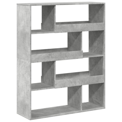 kamerscherm 100x33x125,5 cm bewerkt hout betongrijs